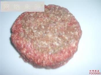 西式美食-芝士牛肉汉堡的做法步骤1