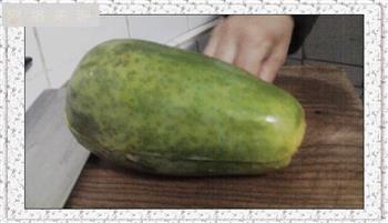 夏日泡菜-酸木瓜的做法图解1