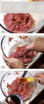 牛肝菌蒸肉餅的做法步骤4