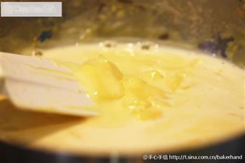 椰香芝士奶黄冰皮月饼的做法图解4