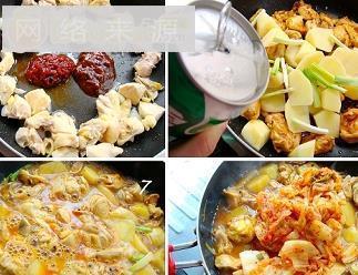 韩式泡菜鸡的做法步骤3