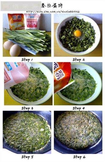 鲜美春韭煎蛋饼-春季美食的做法步骤1