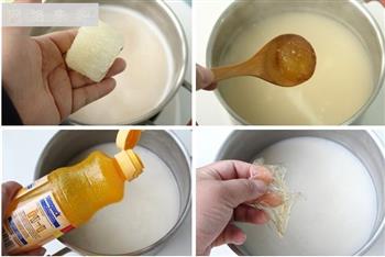 防暑降温-果味豆浆布丁的做法图解3