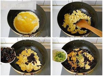 简单开胃菜-酱瓜炒蛋的做法图解2