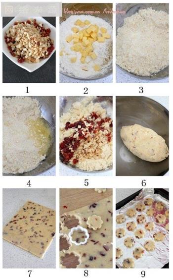 蔓越莓酥饼的做法步骤1