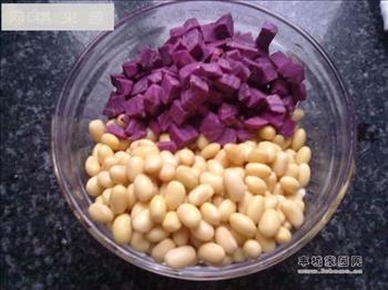 精致早餐-紫薯豆浆的做法步骤2