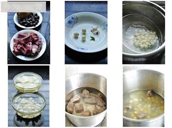 莲子土豆排骨汤的做法步骤1