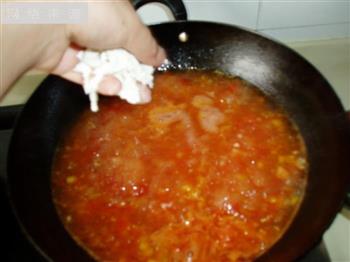 西红柿面絮汤的做法步骤8