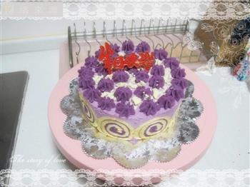 紫薯慕斯蛋糕的做法图解5