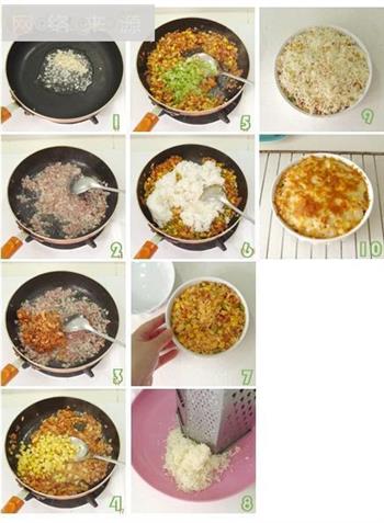 辣白菜焗饭的做法步骤1