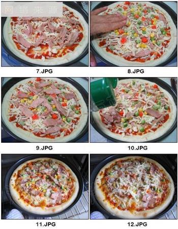 金枪鱼Pizza的做法图解7