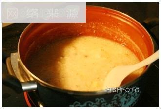 莲子双米粥的做法步骤8