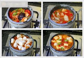 韩式辣白菜豆腐汤的做法步骤7