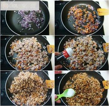 香菇肉末蒸豆腐的做法步骤5