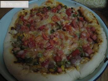 微波炉自制披萨的做法步骤8