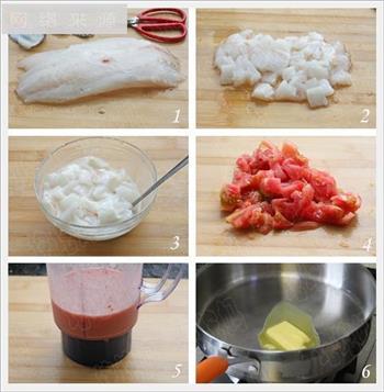番茄鳕鱼浓汤的做法步骤1