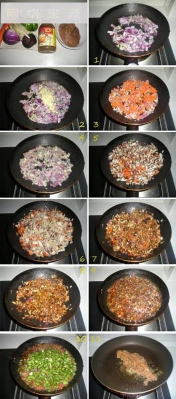 鲍鱼汁蔬菜酱+煎鱼排饭的做法步骤1