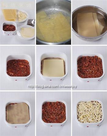 牛肉酱焗意大利千层面的做法图解1