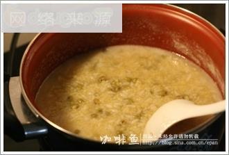 小米绿豆粥的做法步骤6