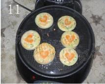 鸡蛋牛奶蔬菜饼的做法图解11