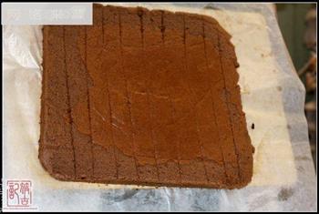 巧克力栗蓉树根蛋糕的做法步骤1