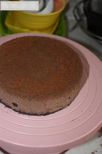 第一篇菜谱-蒸桑拿的黑森林芝士蛋糕的做法图解12