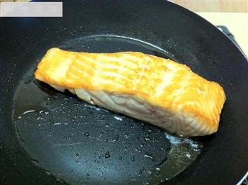 香煎三文鱼三文鱼盖饭的做法步骤4