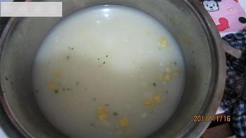 玉米羹汤的做法步骤3