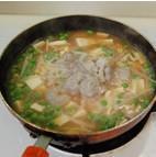 味噌虾仁豆腐锅的做法步骤5