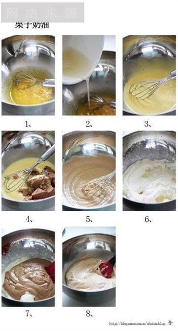 栗子奶油蛋糕的做法步骤1