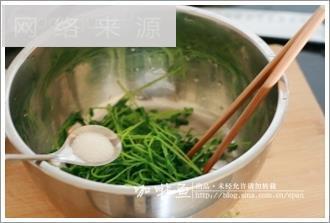 培根凉拌豌豆苗的做法步骤10