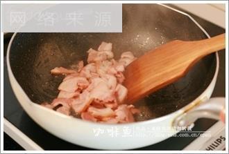 培根凉拌豌豆苗的做法步骤2