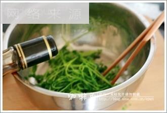 培根凉拌豌豆苗的做法步骤8