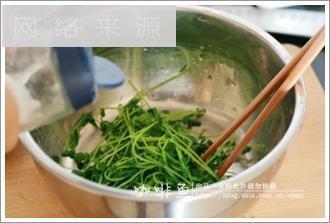 培根凉拌豌豆苗的做法步骤9
