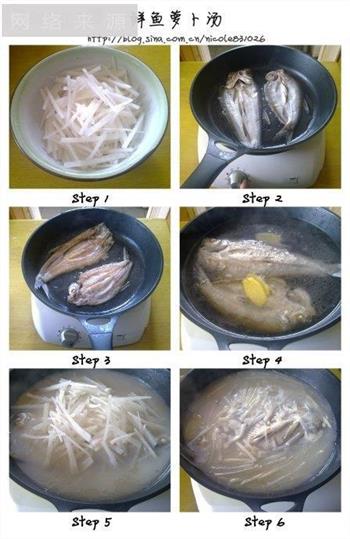 鲜鱼萝卜汤的做法步骤1
