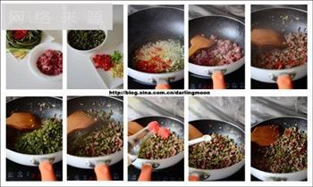 牛肉末酸豇豆的做法步骤1