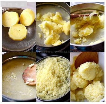 芝士焗薯泥佐奶油白酱的做法步骤1