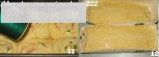 火腿芝士面包卷的做法步骤7