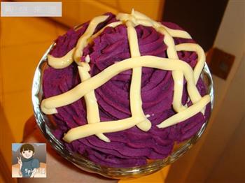 紫薯色拉的做法图解2