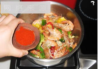 巴基斯坦红咖喱虾的做法步骤3