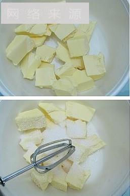黄油杏仁饼干的做法步骤1