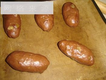 巧克力果干面包的做法步骤8