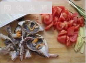蕃茄梭子蟹豆腐煲的做法图解4
