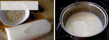 燕麦豆浆枣粥的做法图解1