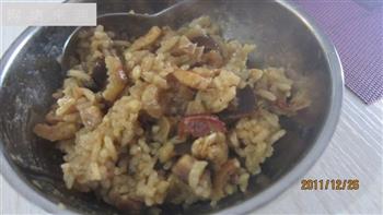 虾米香菇酱油蒸饭的做法图解9