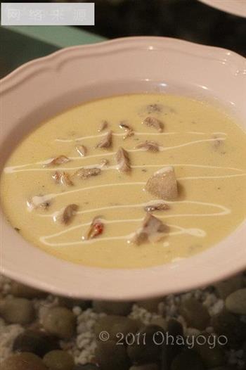 贻贝蘑菇奶油浓汤的做法图解7