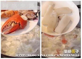 蟹白豆腐海鲜汤的做法步骤7