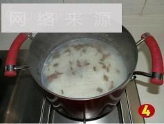 菠菜猪肝粥的做法步骤5