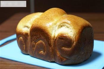 面包机版直接法北海道吐司的做法步骤13