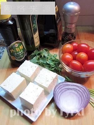 中西合璧-炸豆腐沙拉的做法步骤2